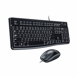 Πληκτρολόγιο με Οπτικό Ποντίκι Logitech 920-002562 Μαύρο Αγγλικά QWERTY