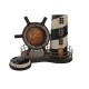 Bordklokke DKD Home Decor 25.5 x 14 x 32.5 cm Κόκκινο Μαύρο Μέταλλο Vintage Φάρος (x2) Bordklokke DKD Home Decor 25.5 x 14 x 32.5 cm Κόκκινο Μαύρο Μέταλλο Vintage Φάρος (x2)