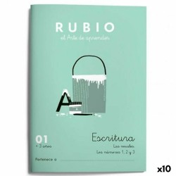 Writing and calligraphy notebook Rubio Nº01 A5 Ισπανικά 20 Φύλλα (x10)