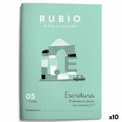Writing and calligraphy notebook Rubio Nº05 A5 Ισπανικά 20 Φύλλα (x10)