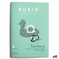 Writing and calligraphy notebook Rubio Nº06 A5 Ισπανικά 20 Φύλλα (x10)