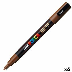 Μαρκαδόρος POSCA PC-3M Καφέ (x6)