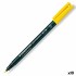Μόνιμος δείκτης Staedtler Lumocolor 313-1 S Κίτρινο (x10)
