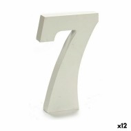 Αριθμοί Pincello 7 Λευκό 1,8 x 21 x 17 cm (12 Μονάδες)