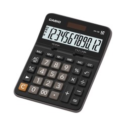 Αριθμομηχανή Casio DX-12B Μαύρο