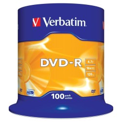DVD-R Verbatim Matt Silver 100 Μονάδες 4,7 GB 16x
