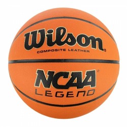 Mπάλα Μπάσκετ Wilson NCAA Legend Λευκό Πορτοκαλί Δέρμα Συνθετικό Δέρμα 7