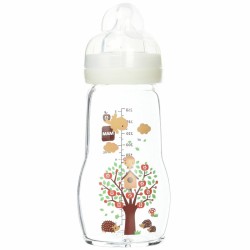 Μπιμπερό MAM Κρυστάλλινο Μπεζ (260 ml)