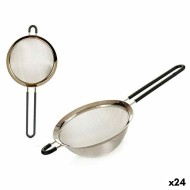 Σουρωτήρι Kinvara 54153 Μαύρο Γκρι Σιλικόνη Ανοξείδωτο ατσάλι Ø 18 cm (24 Μονάδες)