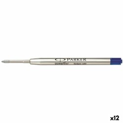 Ανταλλακτικό Στυλό Parker Quink Flow Μπλε (12 Μονάδες)