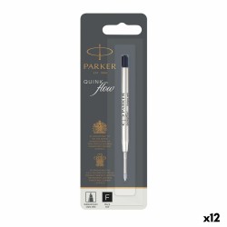 Ανταλλακτικό Στυλό Parker Quink Flow Μαύρο (12 Μονάδες)