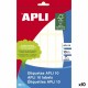 Ετικέτες Apli Λευκό χαρτί 10 Φύλλα 13 x 50 mm (x10) Ετικέτες Apli Λευκό χαρτί 10 Φύλλα 13 x 50 mm (x10)