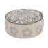 Puff DKD Home Decor Μπλε Μπεζ