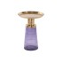 Βοηθητικό Τραπέζι DKD Home Decor 37 x 37 x 50 cm Κρυστάλλινο Μπλε Χρυσό Σίδερο