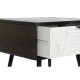 Κομοδίνο DKD Home Decor 45 x 38 x 50 cm Μαύρο Μέταλλο Λευκό Ξύλο από Μάνγκο Wengue Κομοδίνο DKD Home Decor 45 x 38 x 50 cm Μαύρο Μέταλλο Λευκό Ξύλο από Μάνγκο Wengue