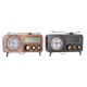Bordklokke DKD Home Decor 33 x 11,5 x 26 cm Γκρι Χαλκός Σίδερο Vintage (x2) Bordklokke DKD Home Decor 33 x 11,5 x 26 cm Γκρι Χαλκός Σίδερο Vintage (x2)