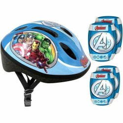 Kit με Κράνος και Επιγονατίδες Stamp AVENGERS (Δωρεάν Μεταφορικά)