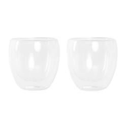 Σετ ποτηριών DKD Home Decor Διαφανές Κρυστάλλινο Βοροπυριτικό γυαλί 250 ml
