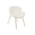 Καρέκλα DKD Home Decor Λευκό Χρυσό 63 x 57 x 73 cm