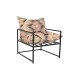 Κάθισμα DKD Home Decor 70 x 75 x 85 cm Μαύρο Μέταλλο Πολύχρωμο Κάθισμα DKD Home Decor 70 x 75 x 85 cm Μαύρο Μέταλλο Πολύχρωμο