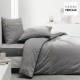 Κάλυψη παπλώματος TODAY Percale Γκρι 220 x 240 cm (Δωρεάν Μεταφορικά)