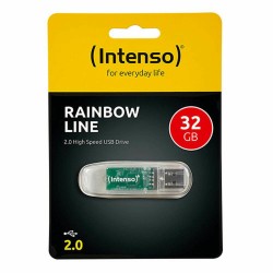 Στικάκι USB INTENSO 3502480 32 GB Μαύρο Διαφανές 32 GB DDR3 SDRAM