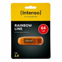 Στικάκι USB INTENSO 3502490 USB 2.0 64 GB Πορτοκαλί 64 GB DDR3 SDRAM