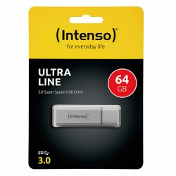 Στικάκι USB INTENSO 3531490 USB 3.0 64 GB Ασημί 64 GB DDR3 SDRAM