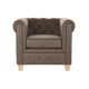Πολυθρόνα DKD Home Decor 80 x 80 x 70 cm Ξύλο Σκούρο καφέ Πολυθρόνα DKD Home Decor 80 x 80 x 70 cm Ξύλο Σκούρο καφέ