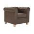 Πολυθρόνα DKD Home Decor 80 x 80 x 70 cm Ξύλο Σκούρο καφέ