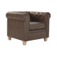 Πολυθρόνα DKD Home Decor 80 x 80 x 70 cm Ξύλο Σκούρο καφέ Πολυθρόνα DKD Home Decor 80 x 80 x 70 cm Ξύλο Σκούρο καφέ