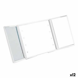 Καθρέφτης τσέπης Berilo YXL2150-CC01 Λευκό ABS 1,5 x 9,5 x 11,5 cm Φως LED (12 Μονάδες)