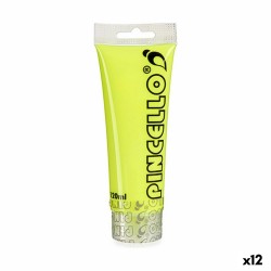 Ακρυλικό χρώμα Pincello Neon Κίτρινο 120 ml (12 Μονάδες)