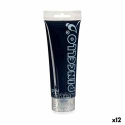 Ακρυλικό χρώμα Pincello AC120-12 Μαύρο 120 ml (12 Μονάδες)
