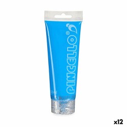 Ακρυλικό χρώμα Pincello Neon Μπλε 120 ml (12 Μονάδες)