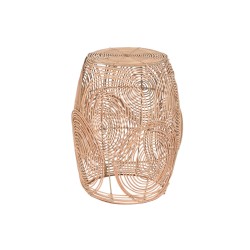 Βοηθητικό Τραπέζι DKD Home Decor Ανοιχτό καφέ 39 x 39 x 53 cm