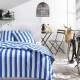 Κάλυψη παπλώματος TODAY Summer Stripes Μπλε 240 x 220 cm (Δωρεάν Μεταφορικά)