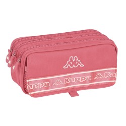 Τριπλή Κασετίνα Kappa Marsala 21,5 x 10 x 8 cm