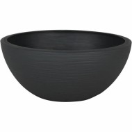 Βάζο Λουλουδιών EDA   Μαύρο Ανθρακί Ø 25 cm (Δωρεάν Μεταφορικά)