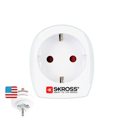 Αντάπτορας Ρεύματος Skross 1500203-E Ευρωπαϊκή ΗΠΑ