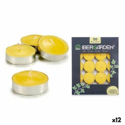 Σετ Kεριών Ibergarden HL-1020BXIT Κίτρινο Κερί Citronella (12 Μονάδες) (24 Μονάδες)