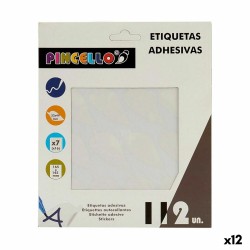Κολλητικές ετικέτες Pincello 1711079 Λευκό 22 x 49 mm Φύλλα (12 Μονάδες)