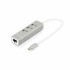 USB Hub Digitus Γκρι Ασημί Αλουμίνιο