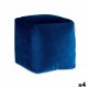 Puff Βελούδο Μπλε 30 x 30 x 30 cm (4 Μονάδες) Puff Βελούδο Μπλε 30 x 30 x 30 cm (4 Μονάδες)