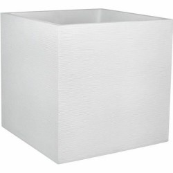 Βάζο Λουλουδιών EDA Λευκό Πλαστική ύλη 49,5 x 49,5 x 49,5 cm (Δωρεάν Μεταφορικά)