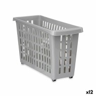 Διοργανωτής γαι τη Ντουλάπα της Kουζίνας Kipit G-327-1 Γκρι 17,5 x 26 x 46 cm Με τροχούς (12 Μονάδες)