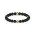 Unisex Βραχιόλια Guess JUMB02117JWYGBKT-U Μαύρο