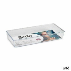Διοργανωτής Πολλαπλών Χρήσεων Berilo CH99113 Διαφανές Πλαστική ύλη 15,5 x 5,5 x 34,5 cm Πολλαπλών χρήσεων (36 Μονάδες)