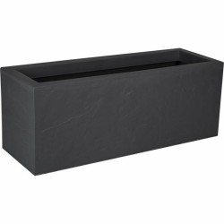 Βάζο Λουλουδιών EDA   Μαύρο Ανθρακί 79,5 x 29,5 x 29,5 cm (Δωρεάν Μεταφορικά)