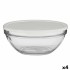 Στρογγυλό άπερ με Καπάκι Pasabahce Chefs Λευκό 2,5 L 23,7 x 10,1 x 23,7 cm (4 Μονάδες)